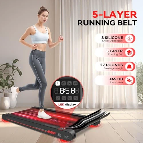 Compact Under-Desk Treadmill - photo 3