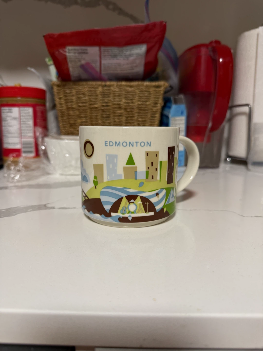 Starbucks Edmonton You Are Here Collection Coffee Mug Cup 14 Oz