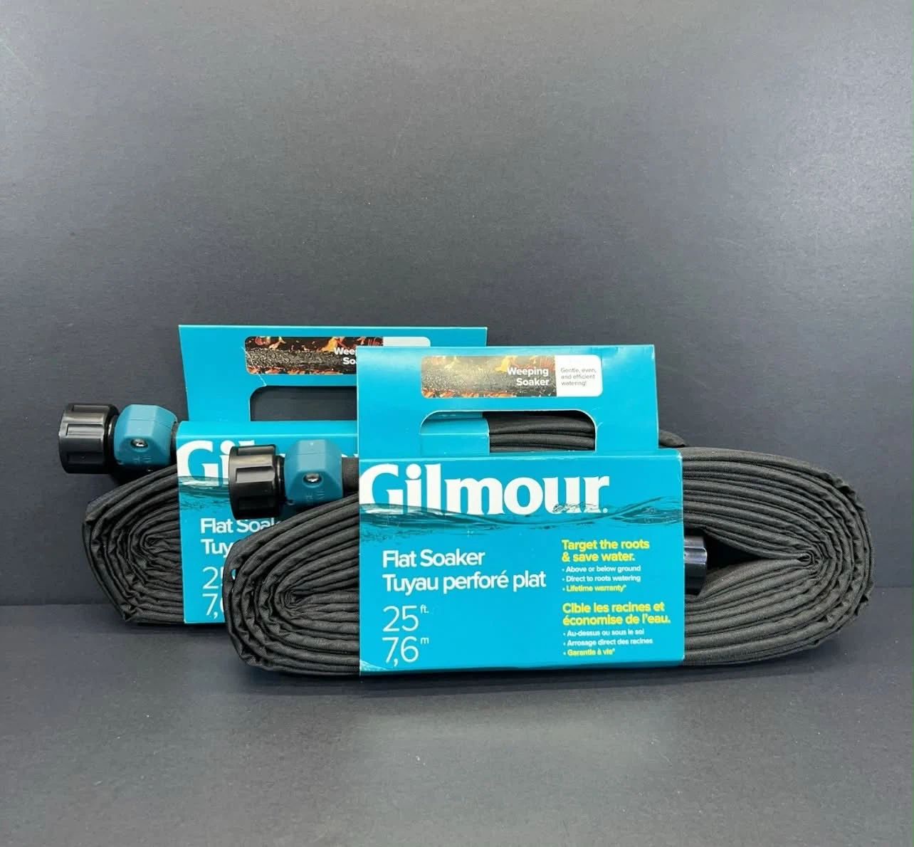 Gilmour 25 ft. Flat Soaker Hose (2 Pack)