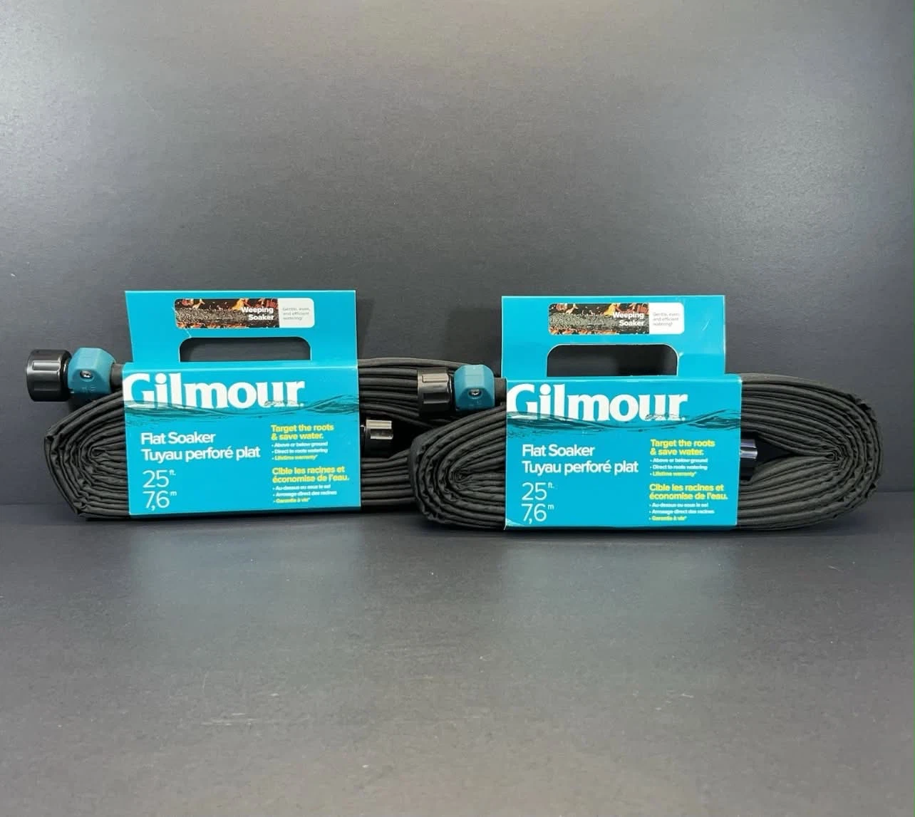 Gilmour 25 ft. Flat Soaker Hose (2 Pack) - photo 2