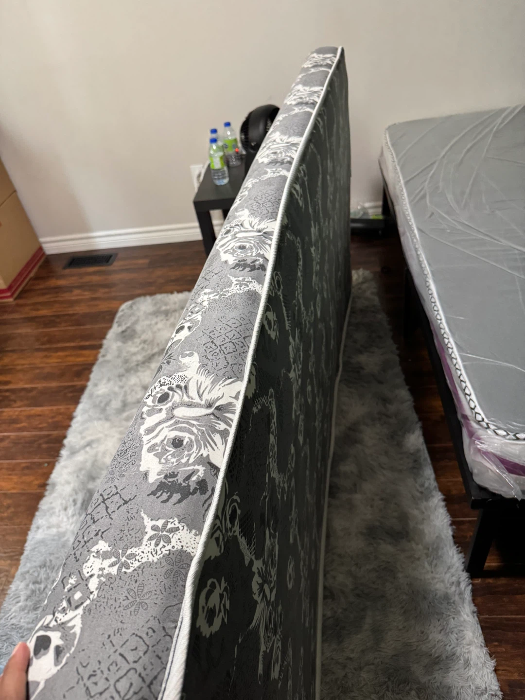 Grey Floral Mattress