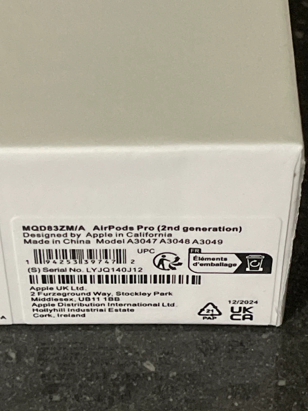 Apple AirPods Pro (2nd generation) with MagSafe Charging Case - photo 2