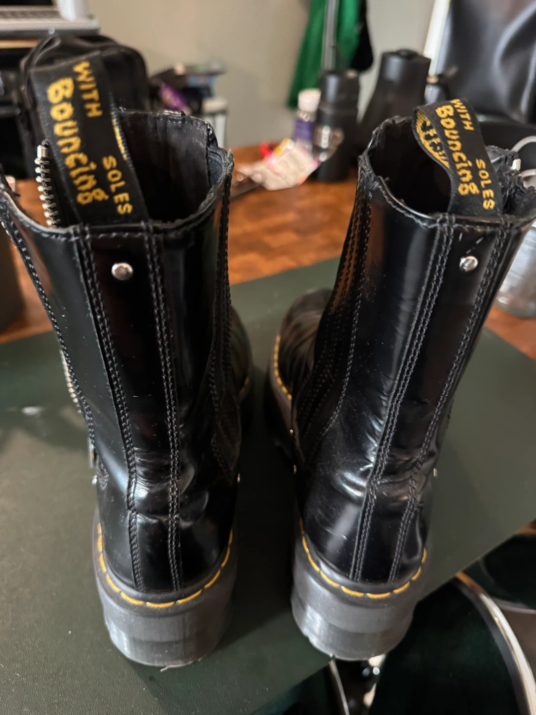 Dr. Martens 2976 Max Platform Chelsea Boots Black Leather - photo 3
