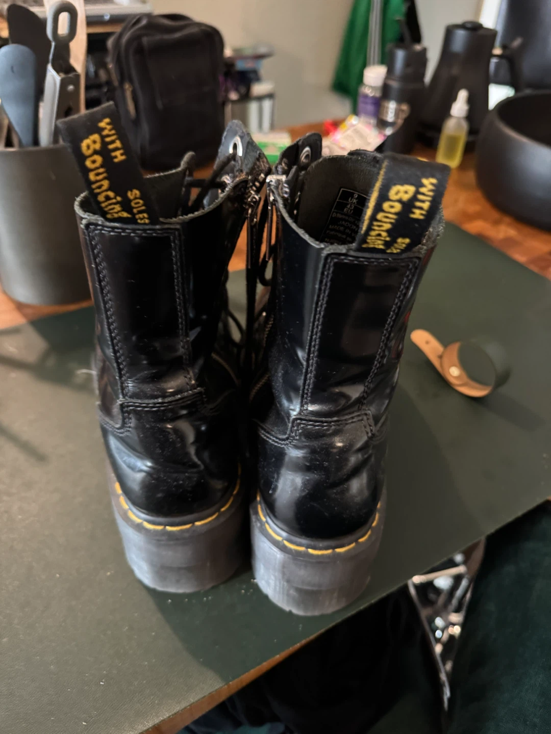 Dr. Martens JADON MAX Platform Boots Black Leather - photo 2