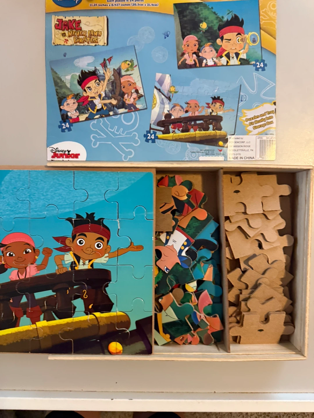 Disney Jake and the Never Land Pirates 3 Wood Puzzles - photo 2