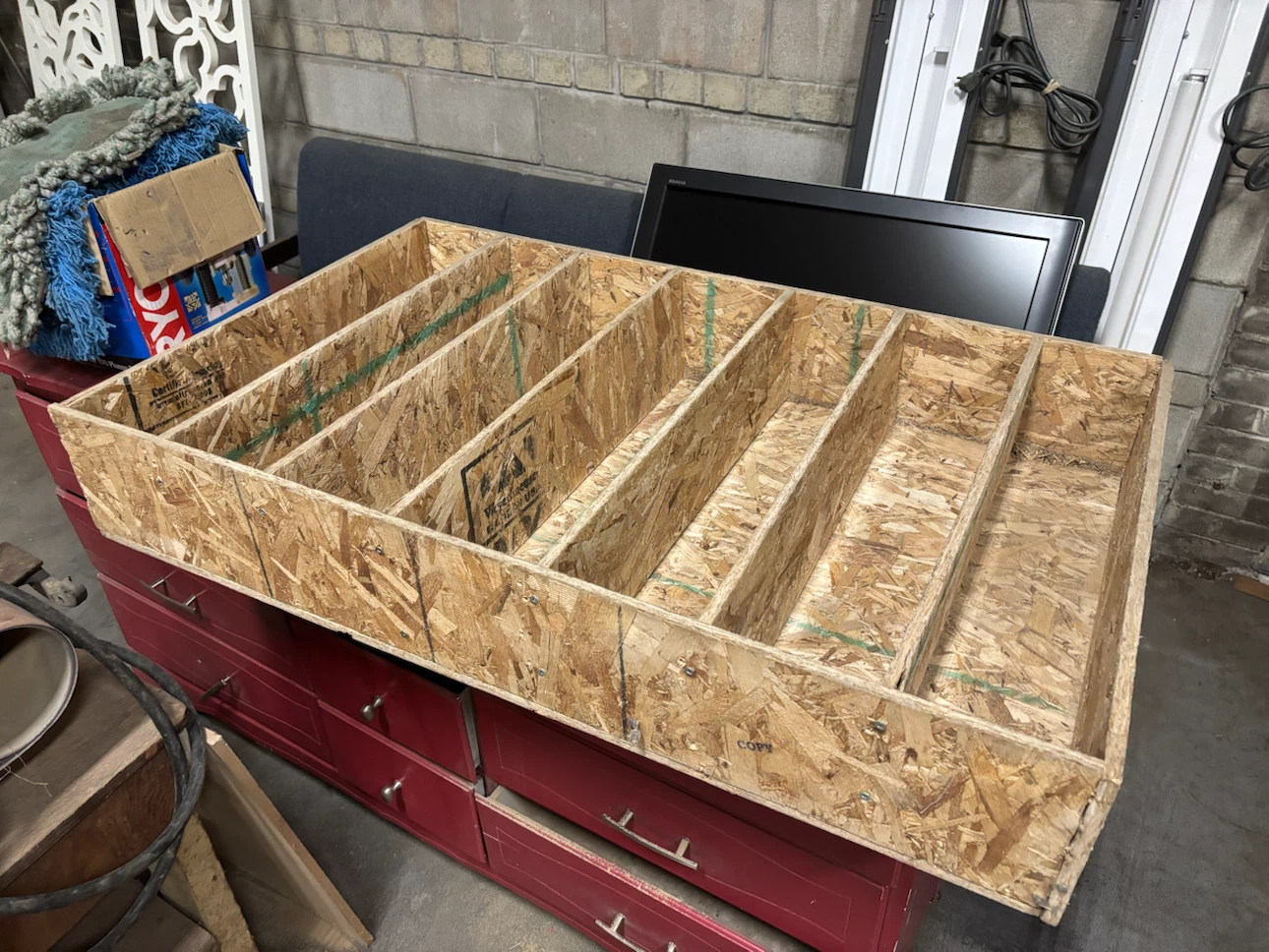 Wooden Compartment Organizer
