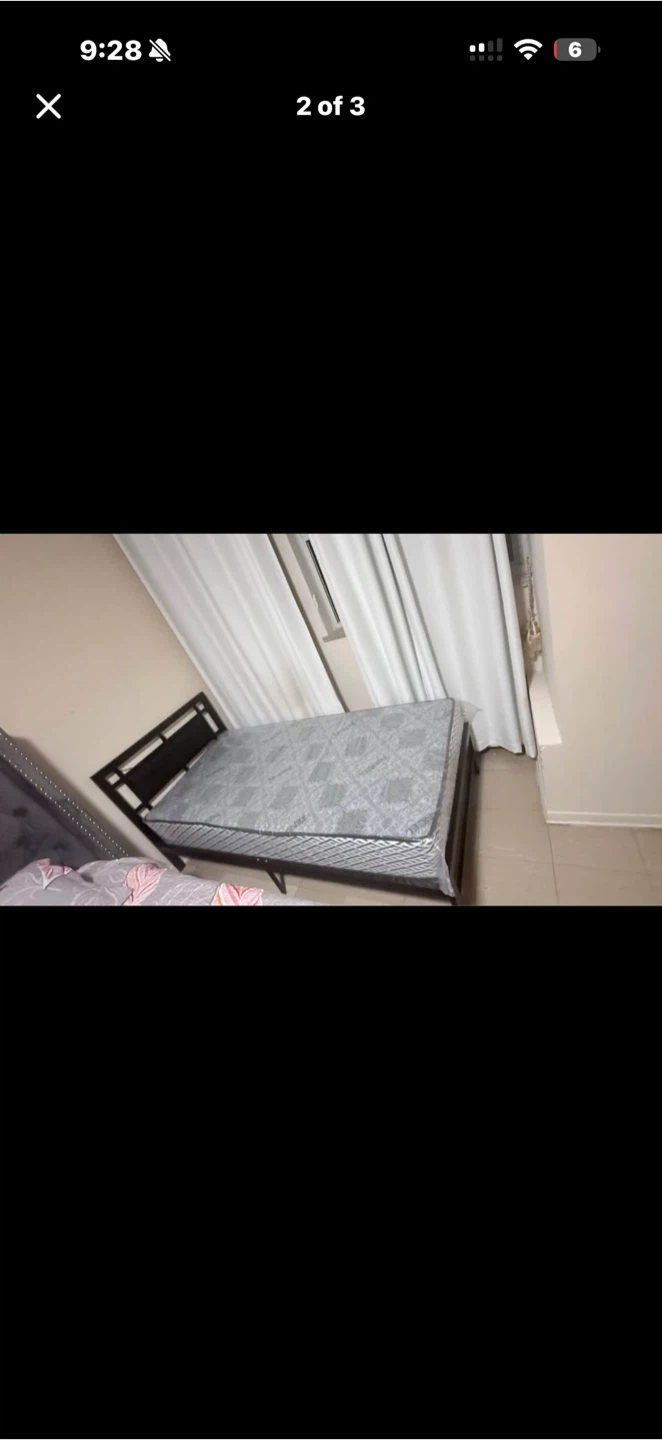 Twin Bed Frame with Mattress - photo 2