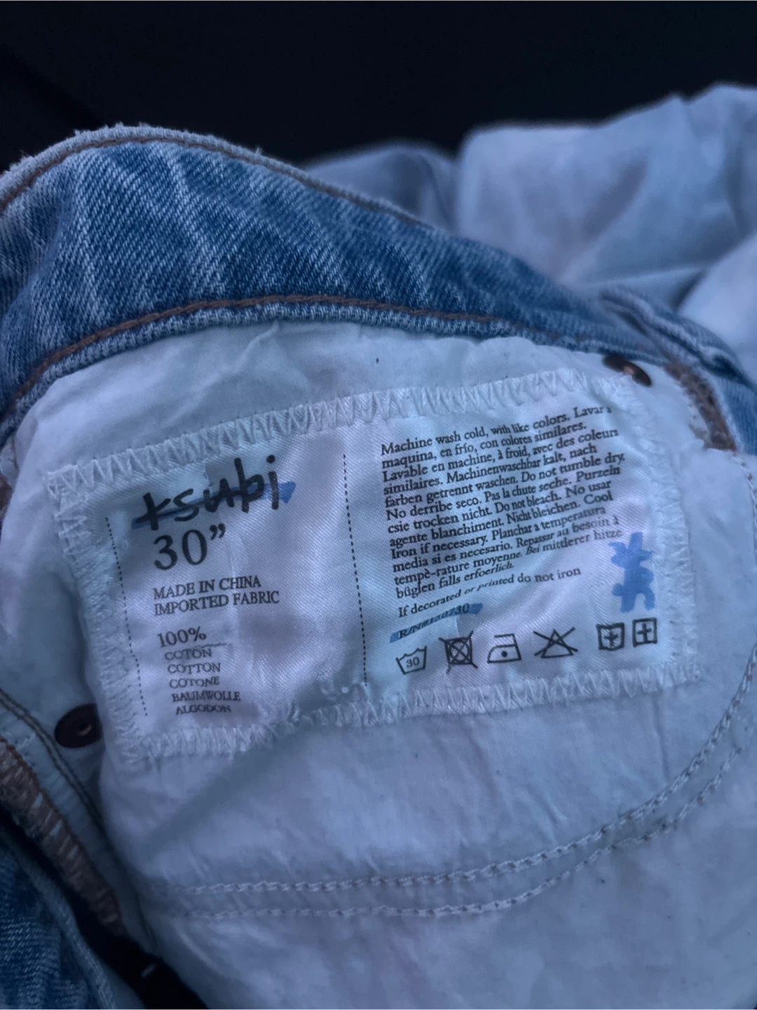 ksubi"30" Distressed Light Wash Jeans - photo 3