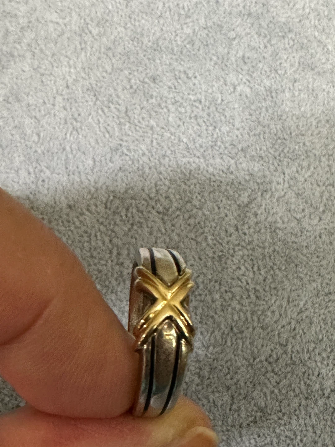 Sterling Silver and 14k Gold Ring - photo 2
