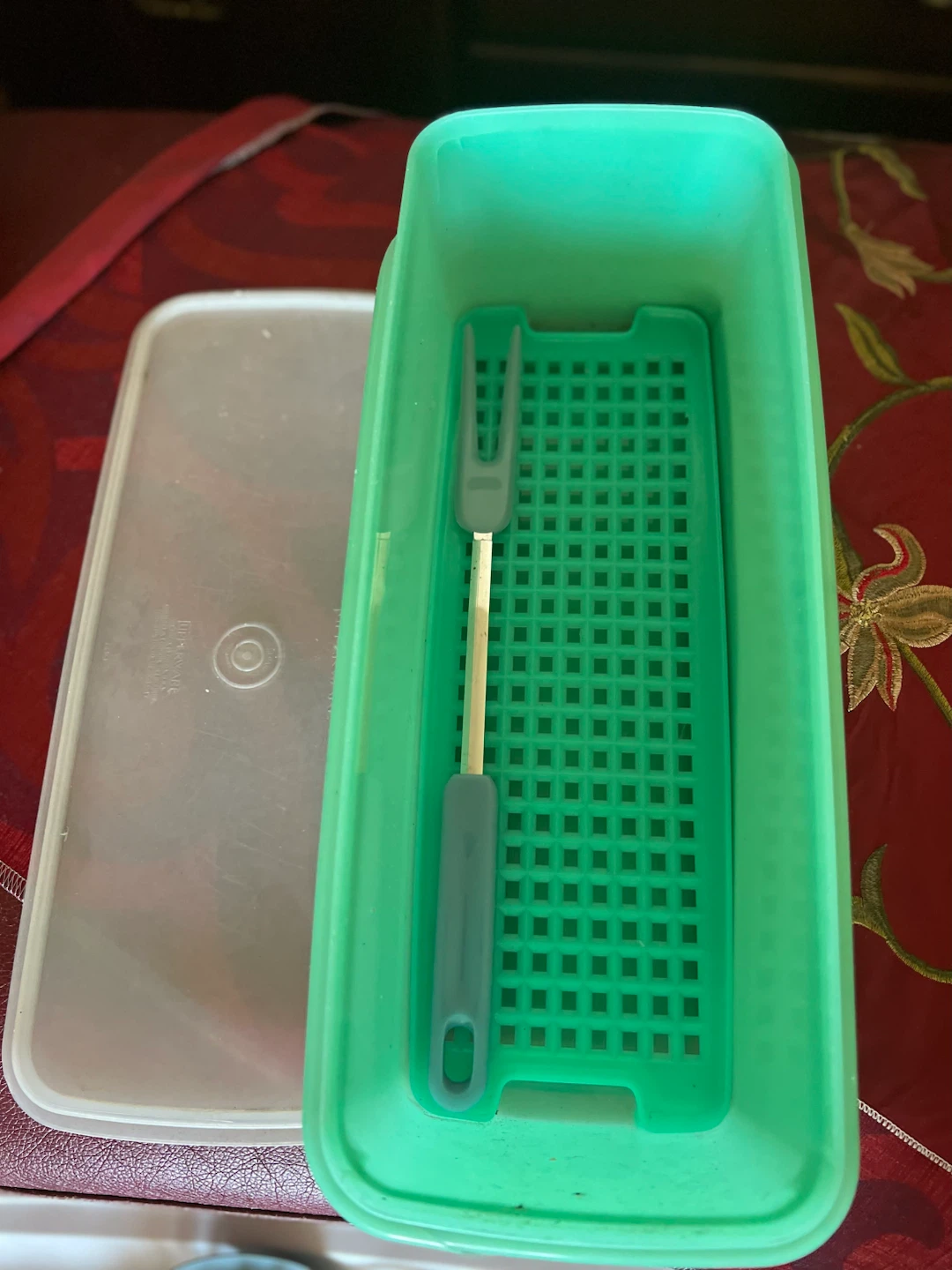 Tupperware Utensil Holder with Lid