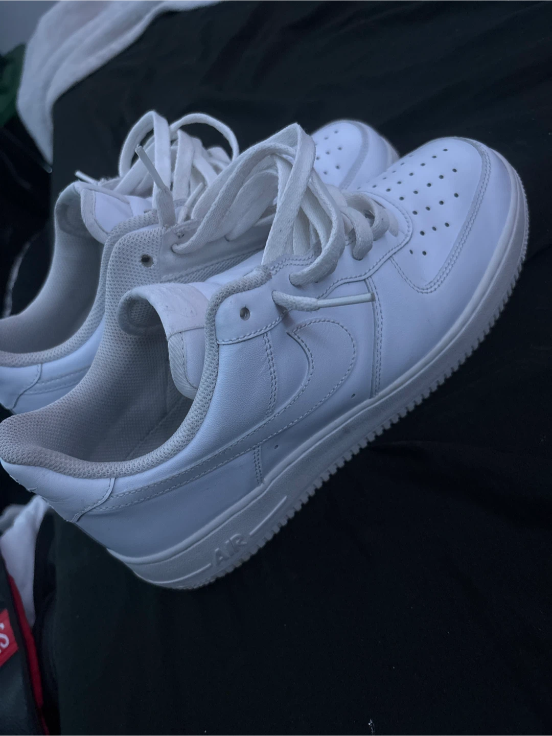 Nike Air Force 1 White Sneakers - photo 2