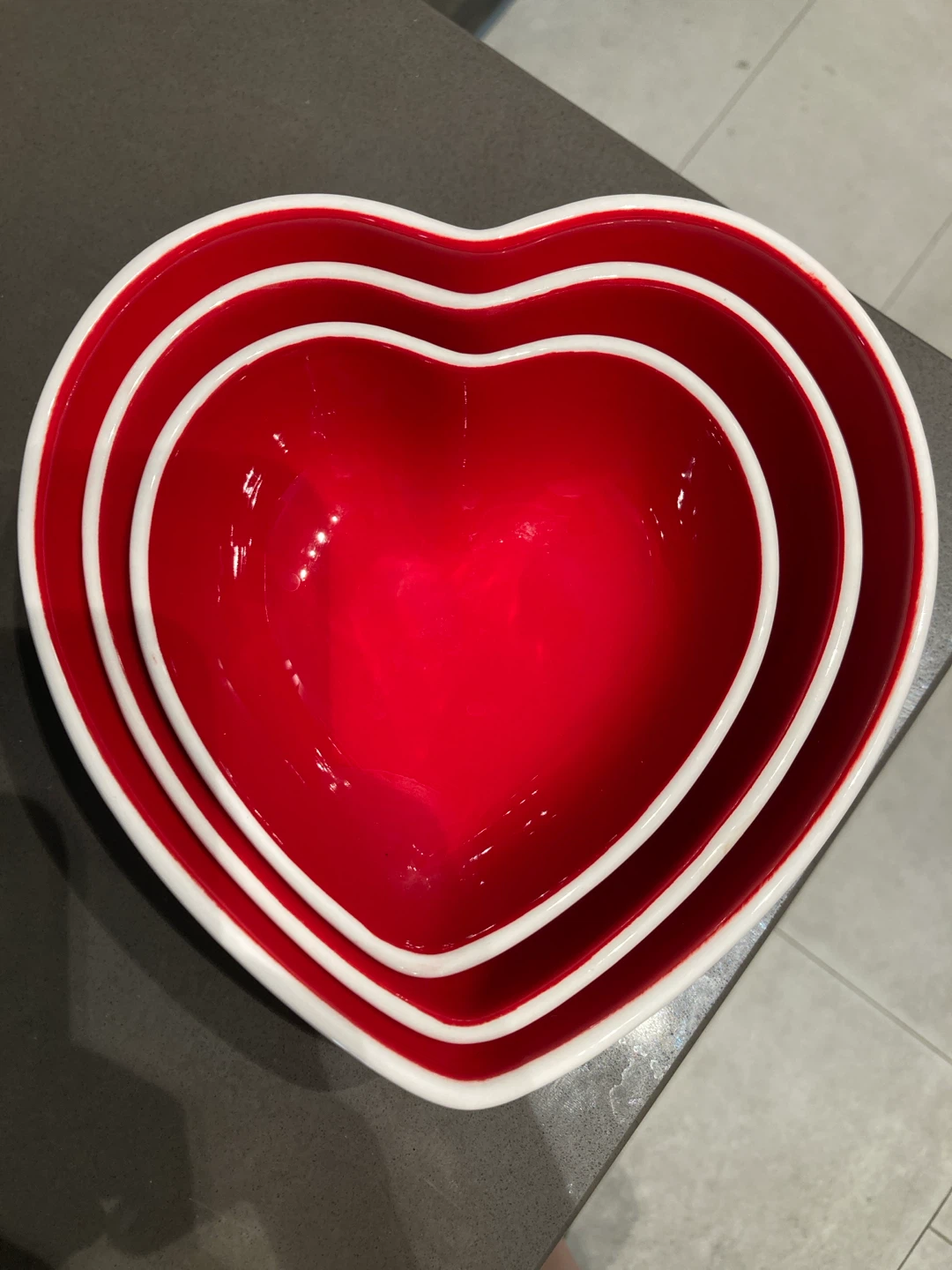 Heart Shaped Serving Bowls Set - photo 2