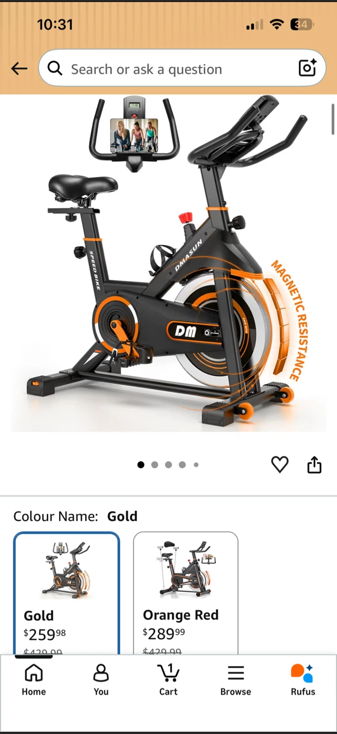 DMASUN Magnetic Resistance Spin Bike - photo 2