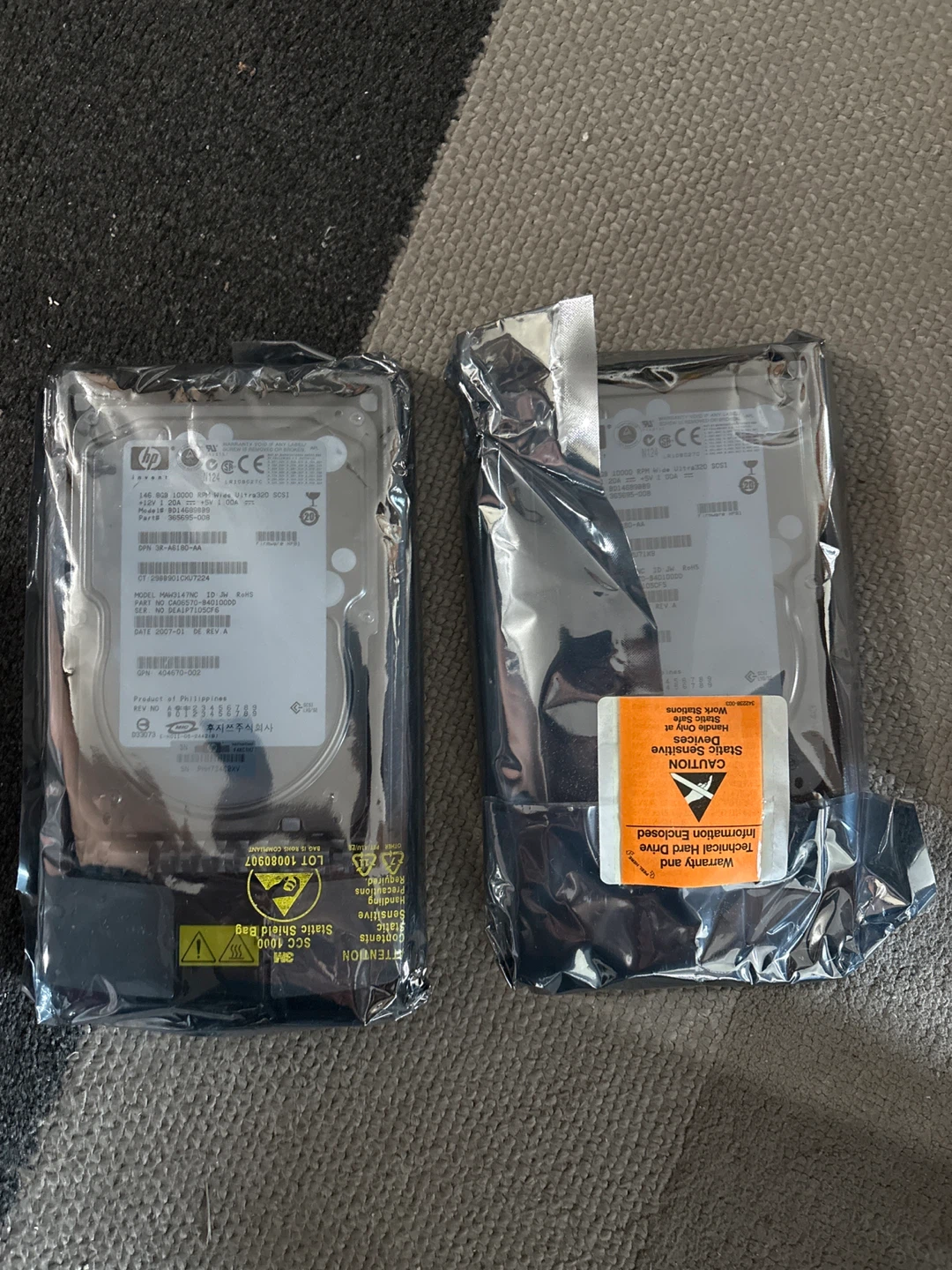 HP 146.8GB 10000 RPM Wide Ultra320 SCSI Hard Drive - photo 2