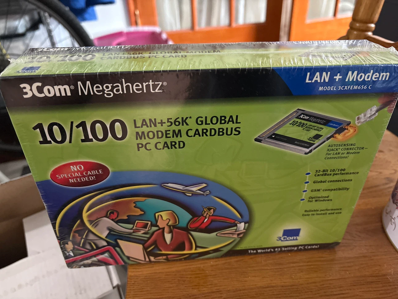 3Com Megahertz 10/100 LAN+56K Global Modem Cardbus PC Card