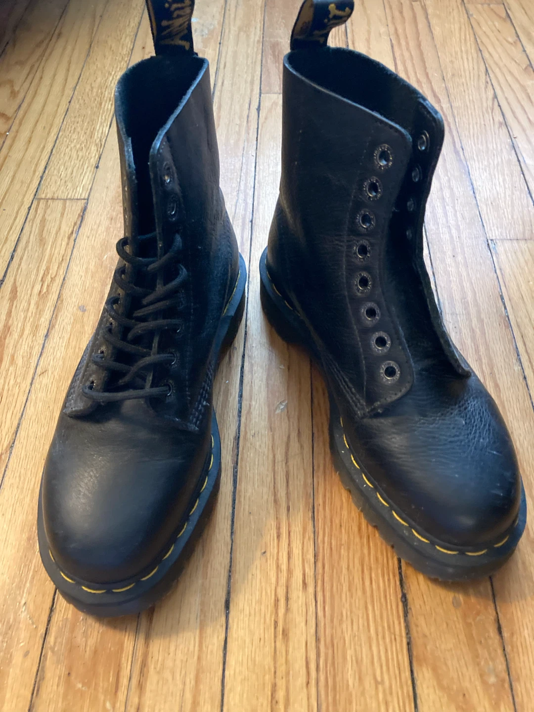 Brand New Dr. Martens Black Leather Boots