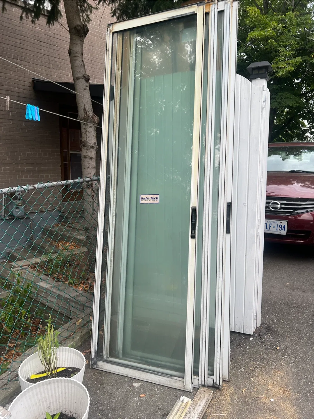 Sliding Glass Door 8ft x 2ft, very strong