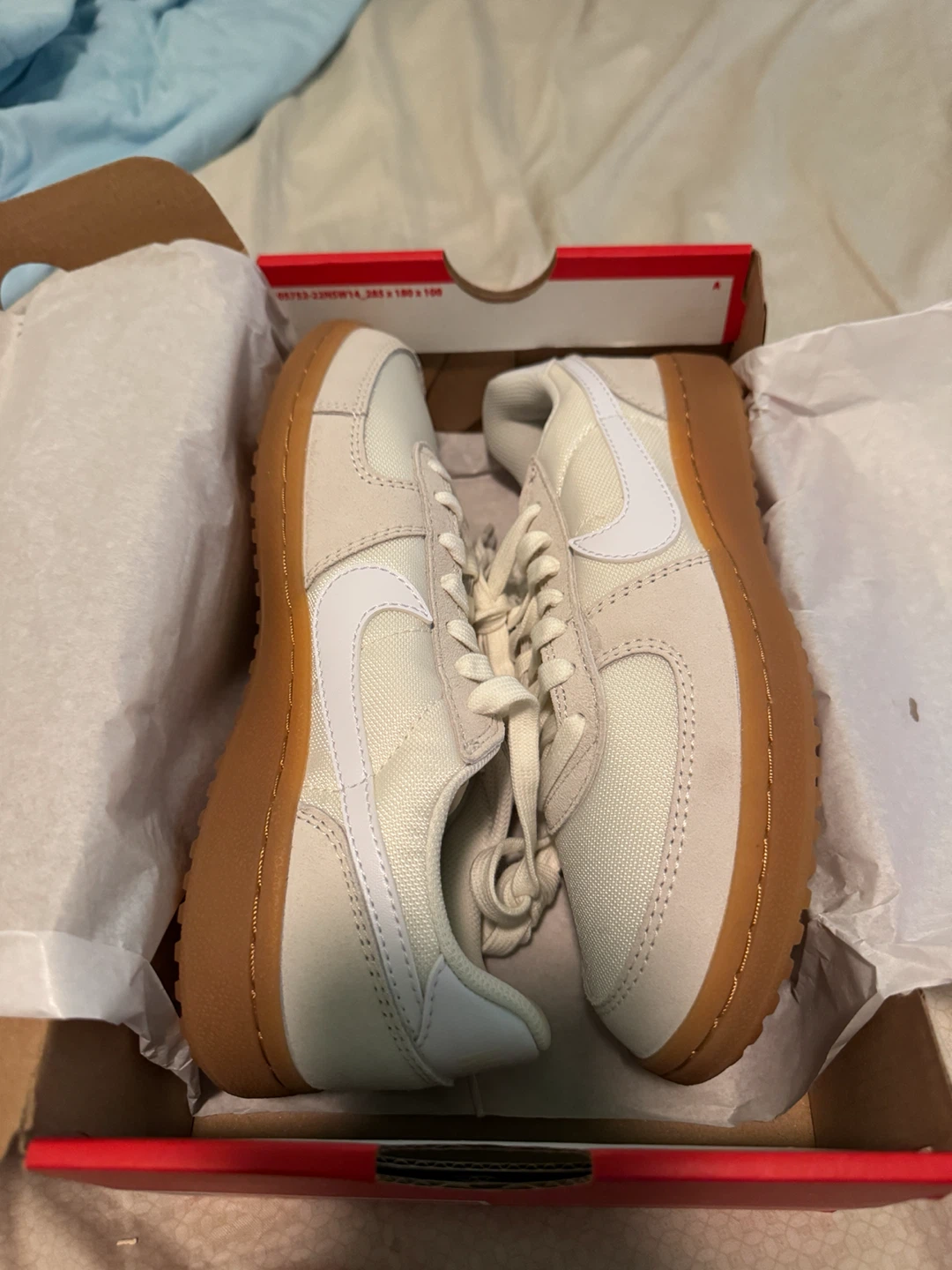 Nike Field General GS Shoes Pale Ivory/White-Gum Yellow