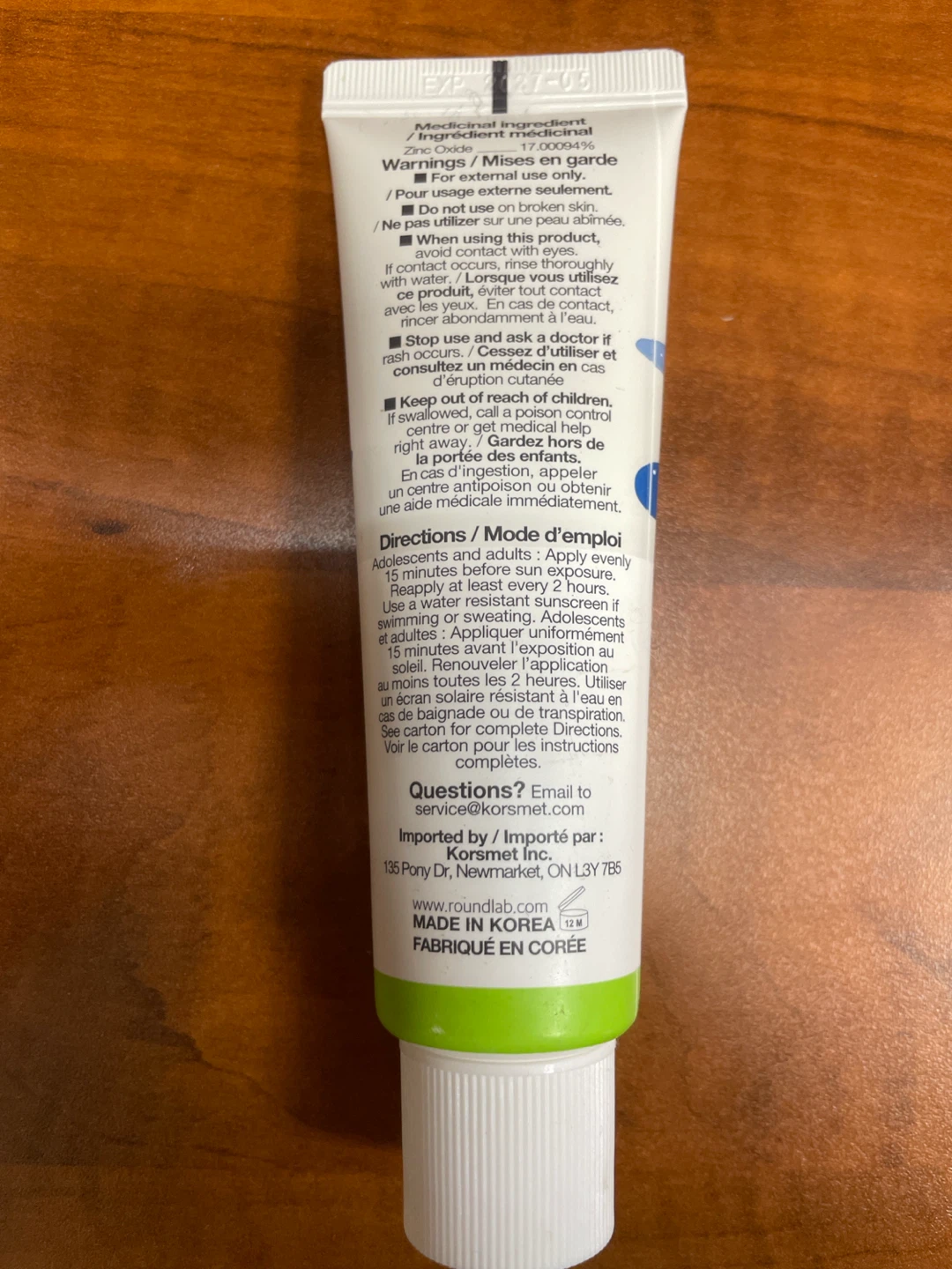 Round Lab Birch Mild-Up UV Lock Sunscreen SPF50+ - photo 2