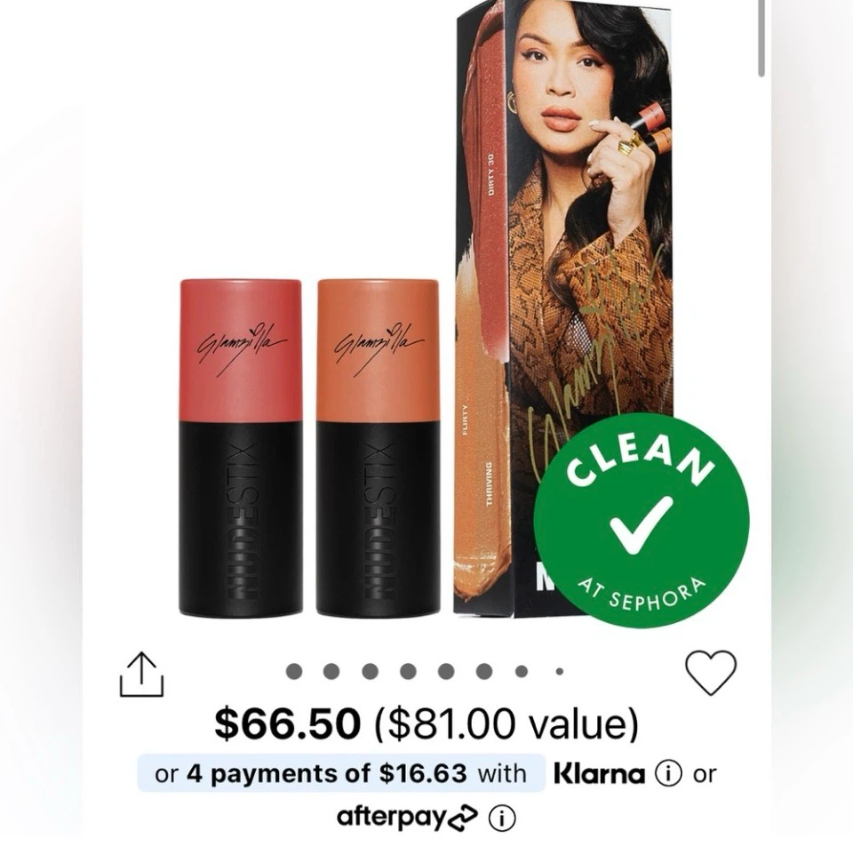 NUDESTIX Glamlite Blush Kit with Bold Shades