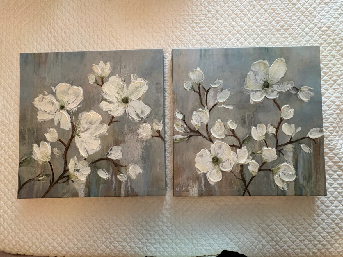 Floral Canvas Wall Art Set ( 2 Pieces) - photo 3