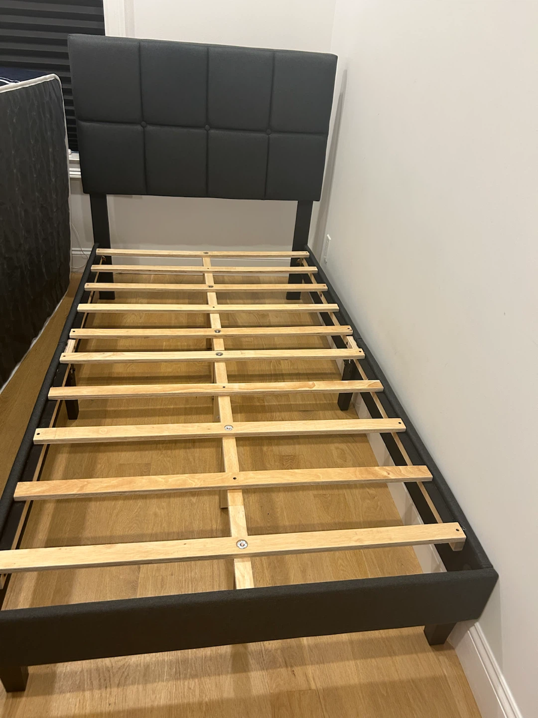 Twin Bed Frame and Mattress Set