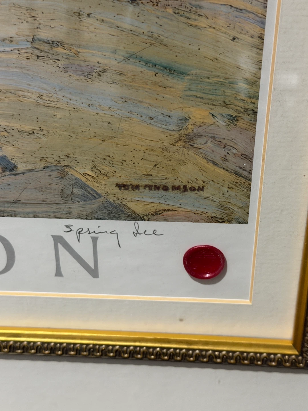 Framed Tom Thomson Print - photo 3