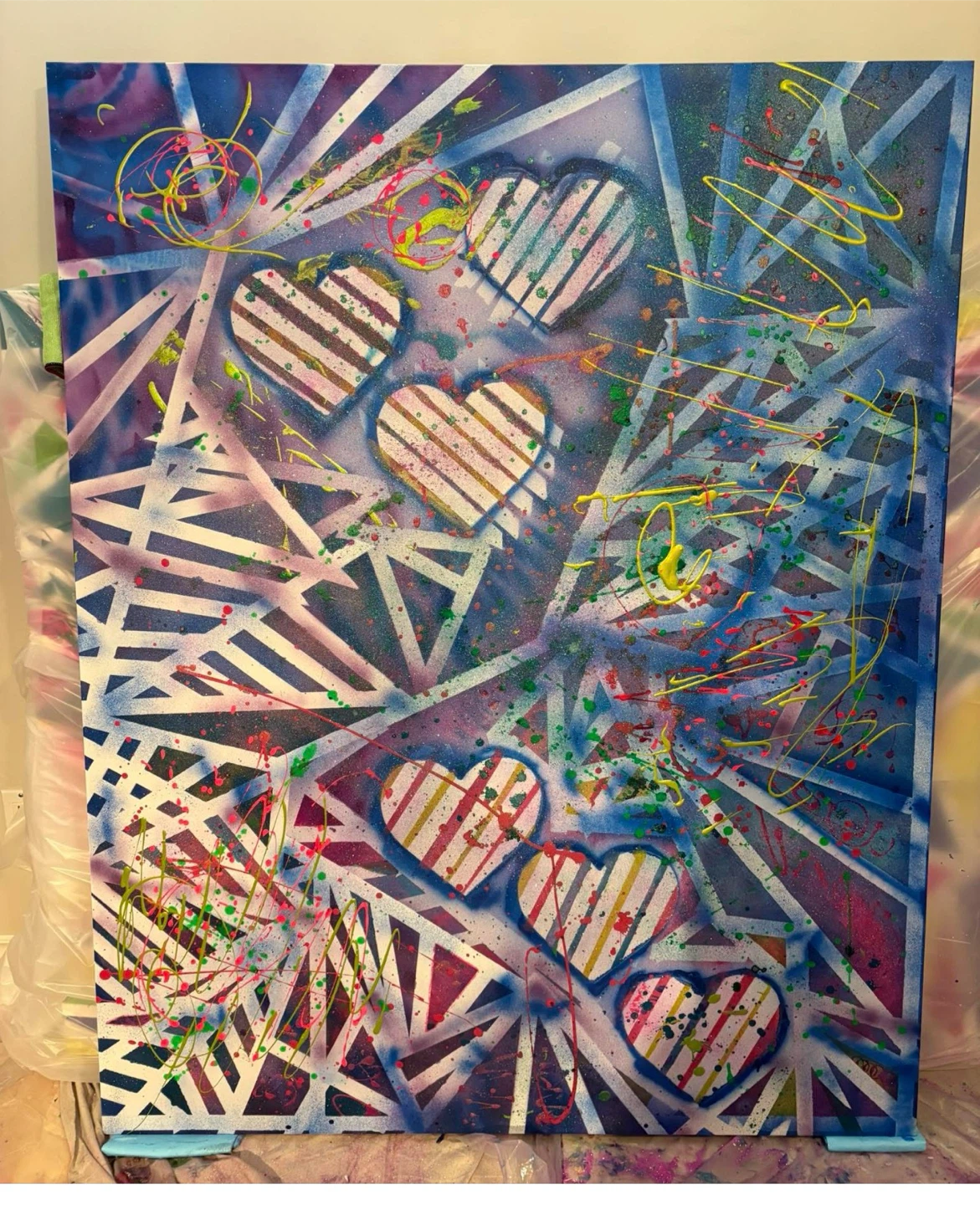 Abstract Art Canvas Painting - photo 2