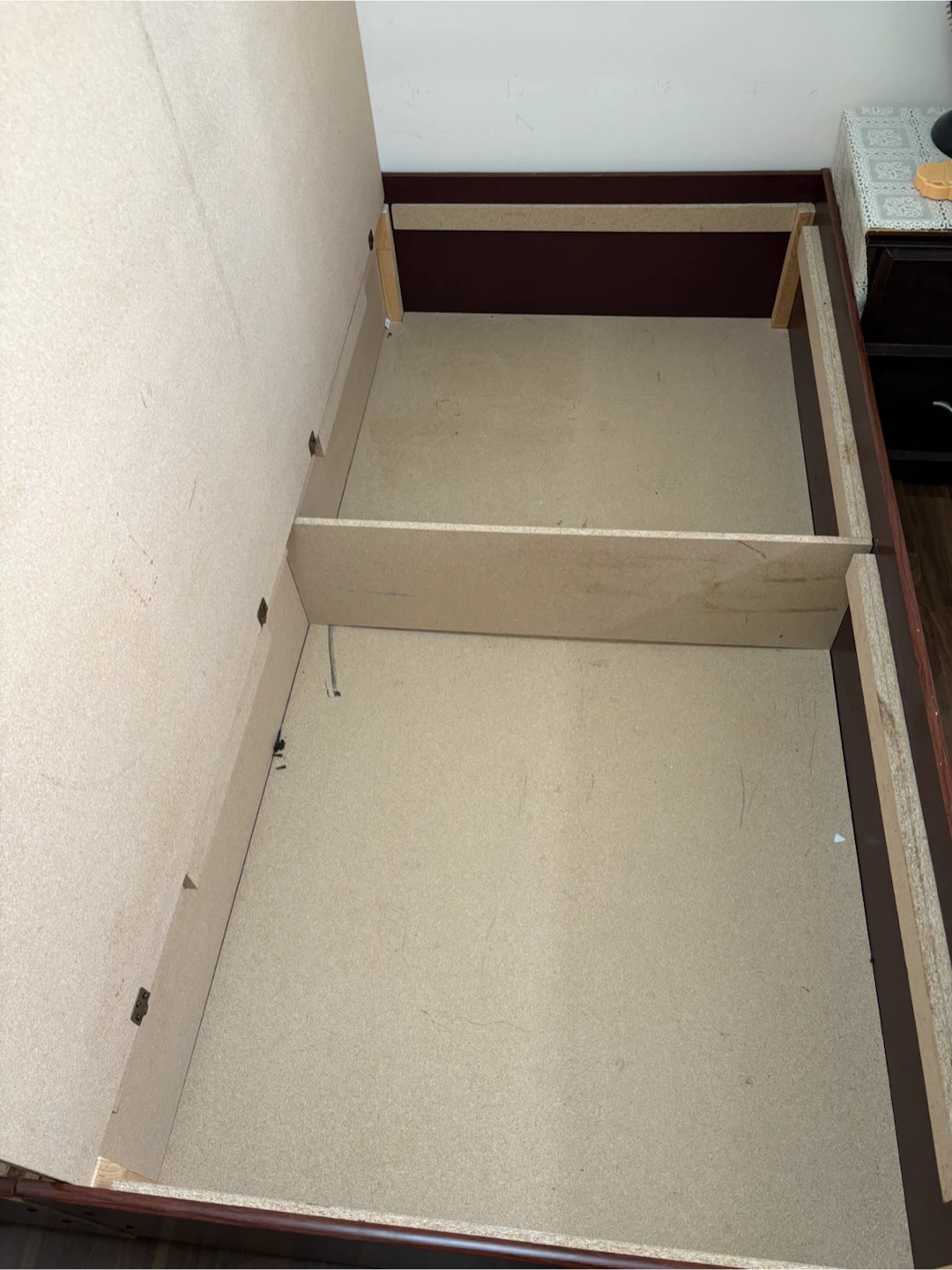 King bed with Storage and 1 night table - photo 2