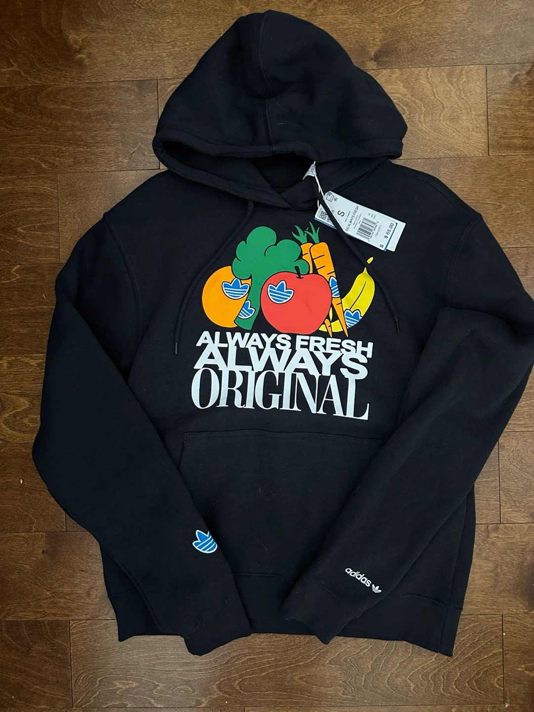 Adidas "Always Fresh Always Original" Hoodie Size S