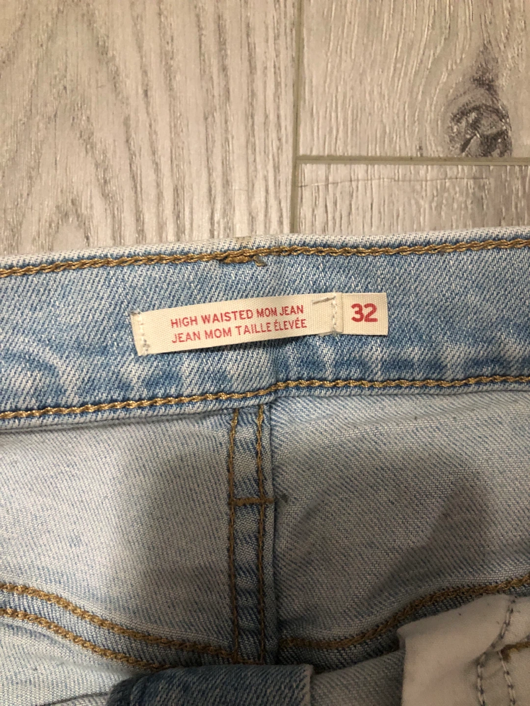 Levi Light Wash High Waisted Mom Jeans - photo 2
