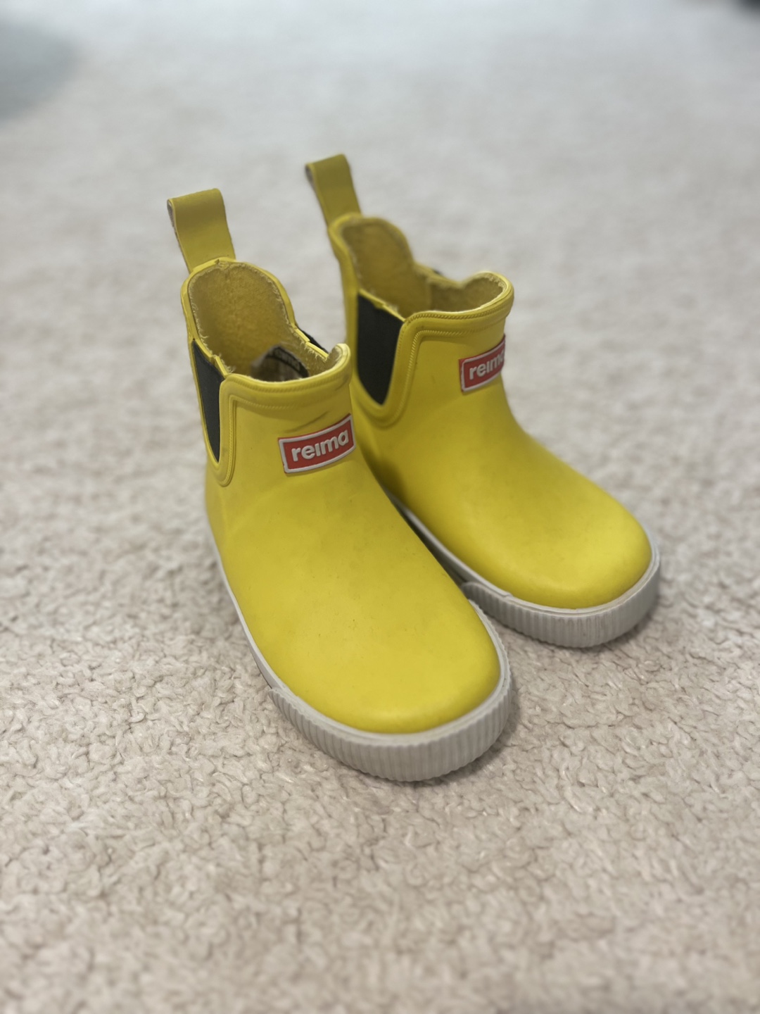 Reima Yellow Kids Rain Boots Size US 8