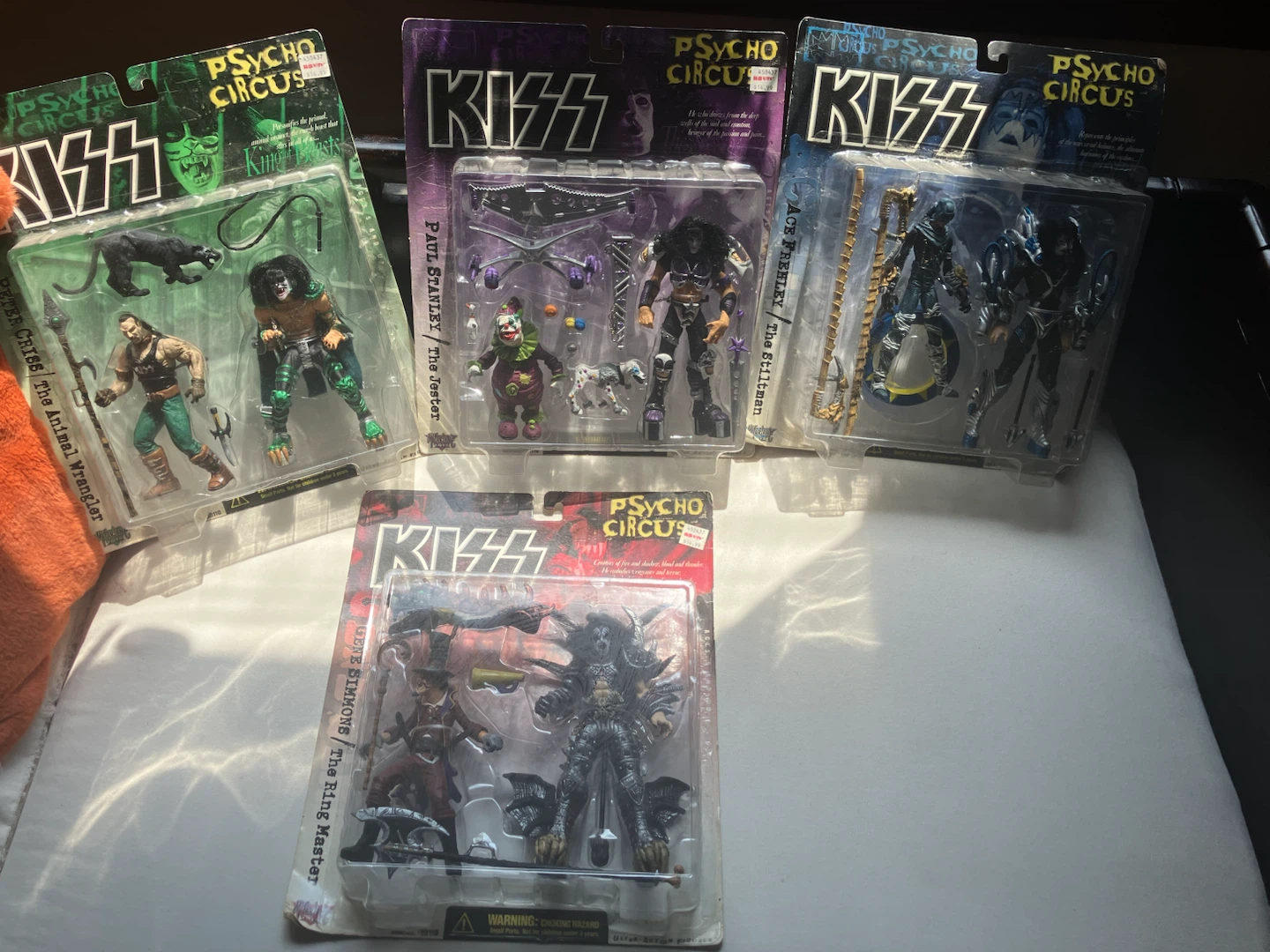 4 pc KISS figure sets