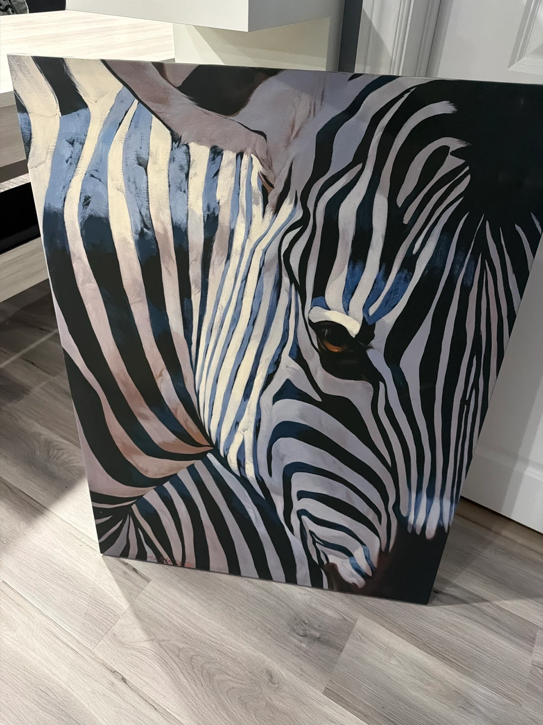 Zebra Canvas Wall Art