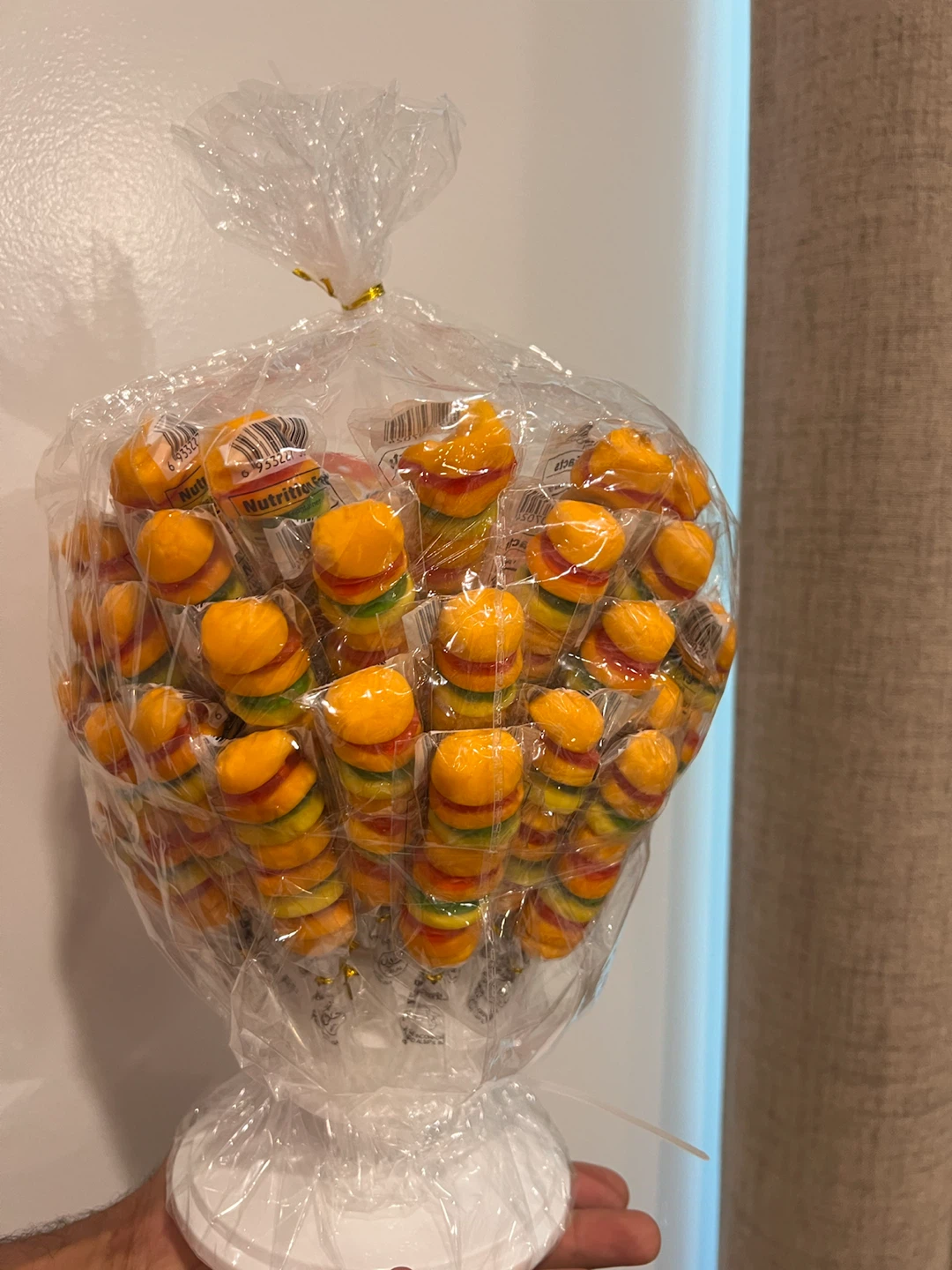 Halal Candy Burger Lollipops - 60 Count each