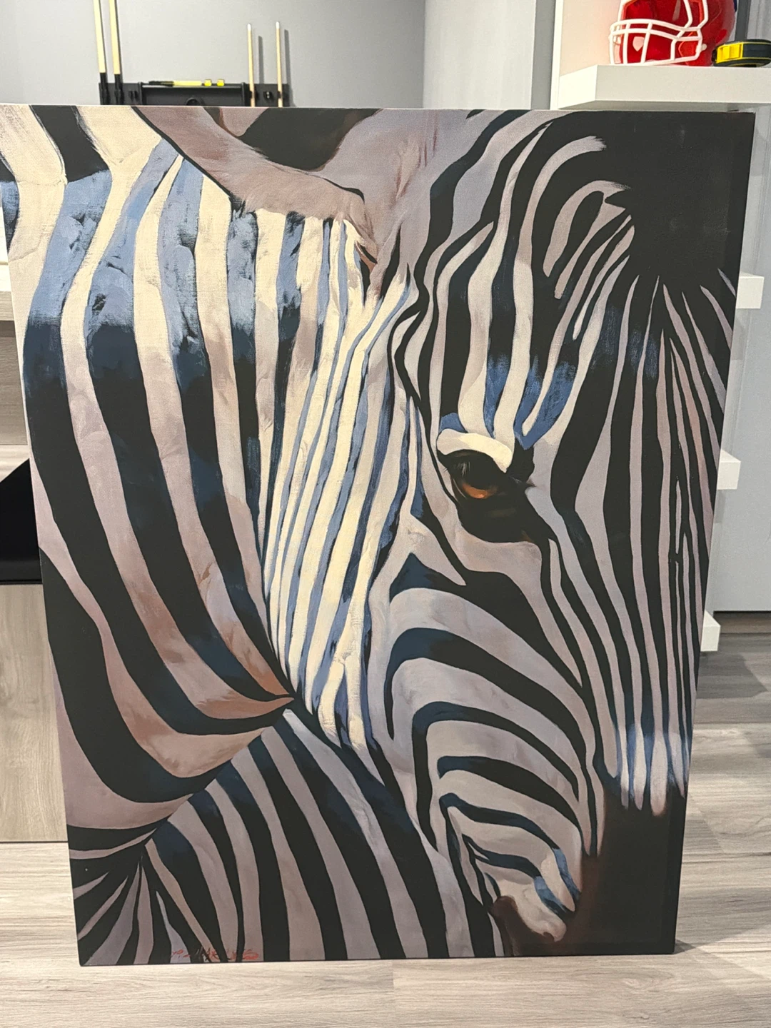 Zebra Canvas Wall Art - photo 2
