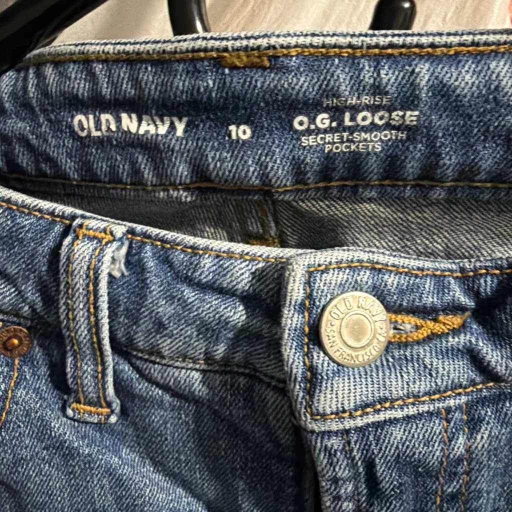 Old Navy High-Rise OG Loose Jeans Size 10