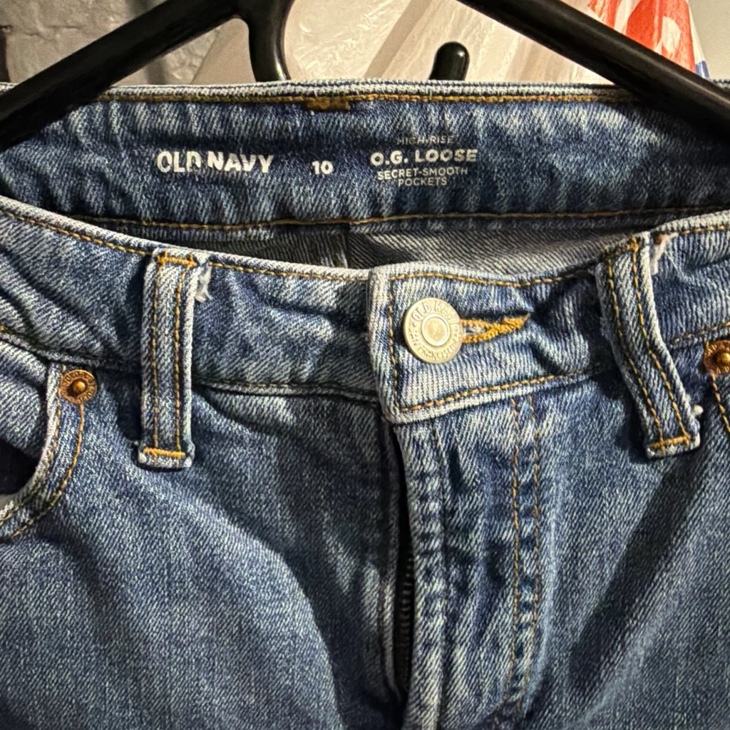 Old Navy High-Rise OG Loose Jeans Size 10 - photo 4