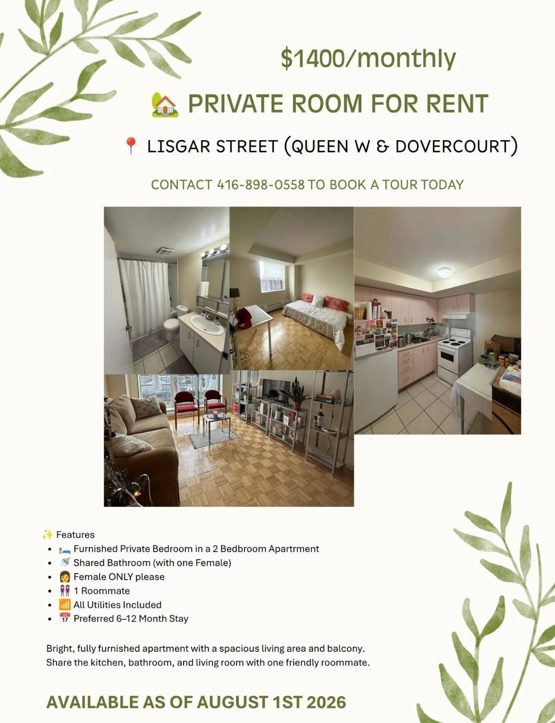 Apartment for Rent