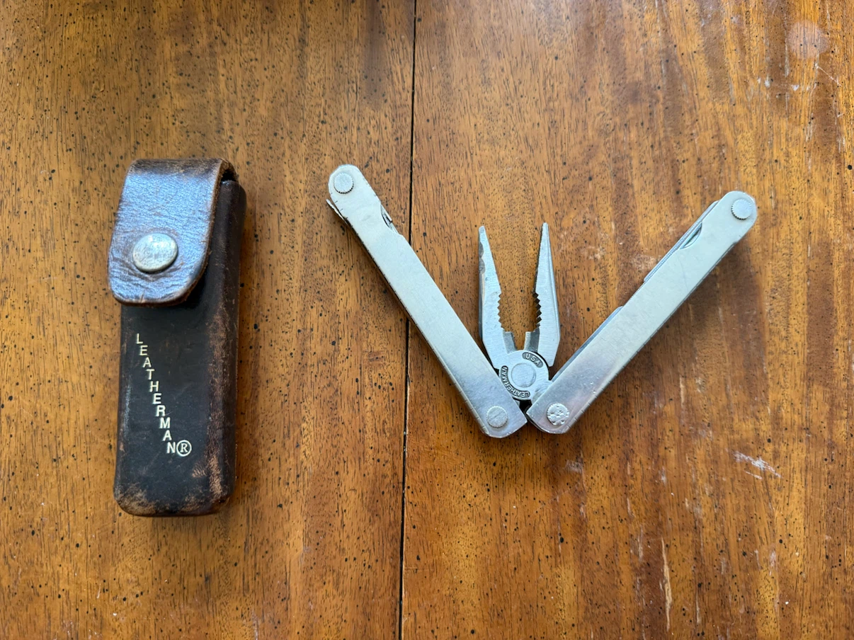 Vintage Leatherman PST Multi-Tool with Original Leather Sheath