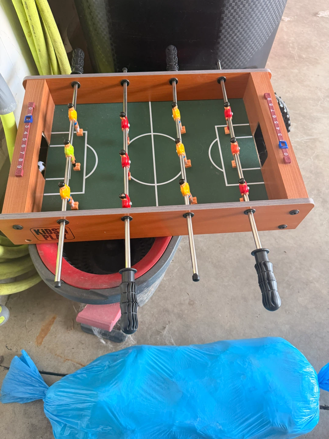 Kids Play Foosball Table