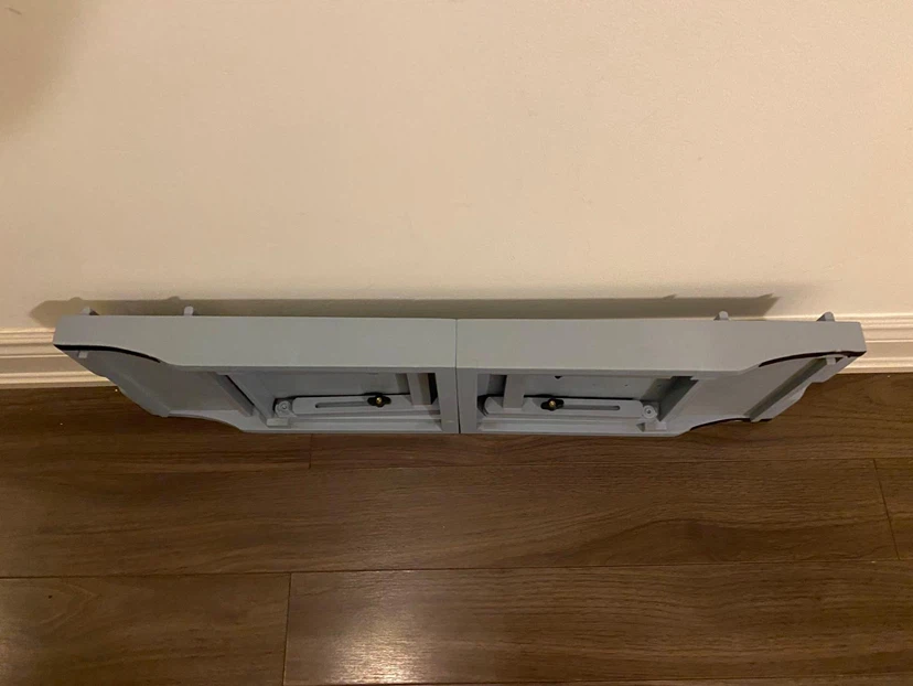 Grey Wooden Bath Tray Caddy - photo 4