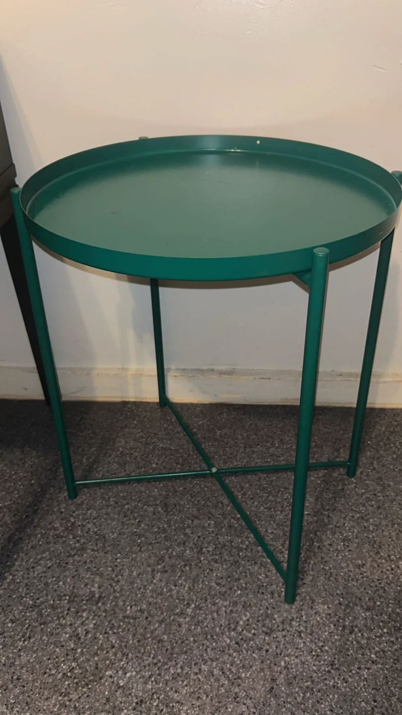 Green Round Side Table - photo 3