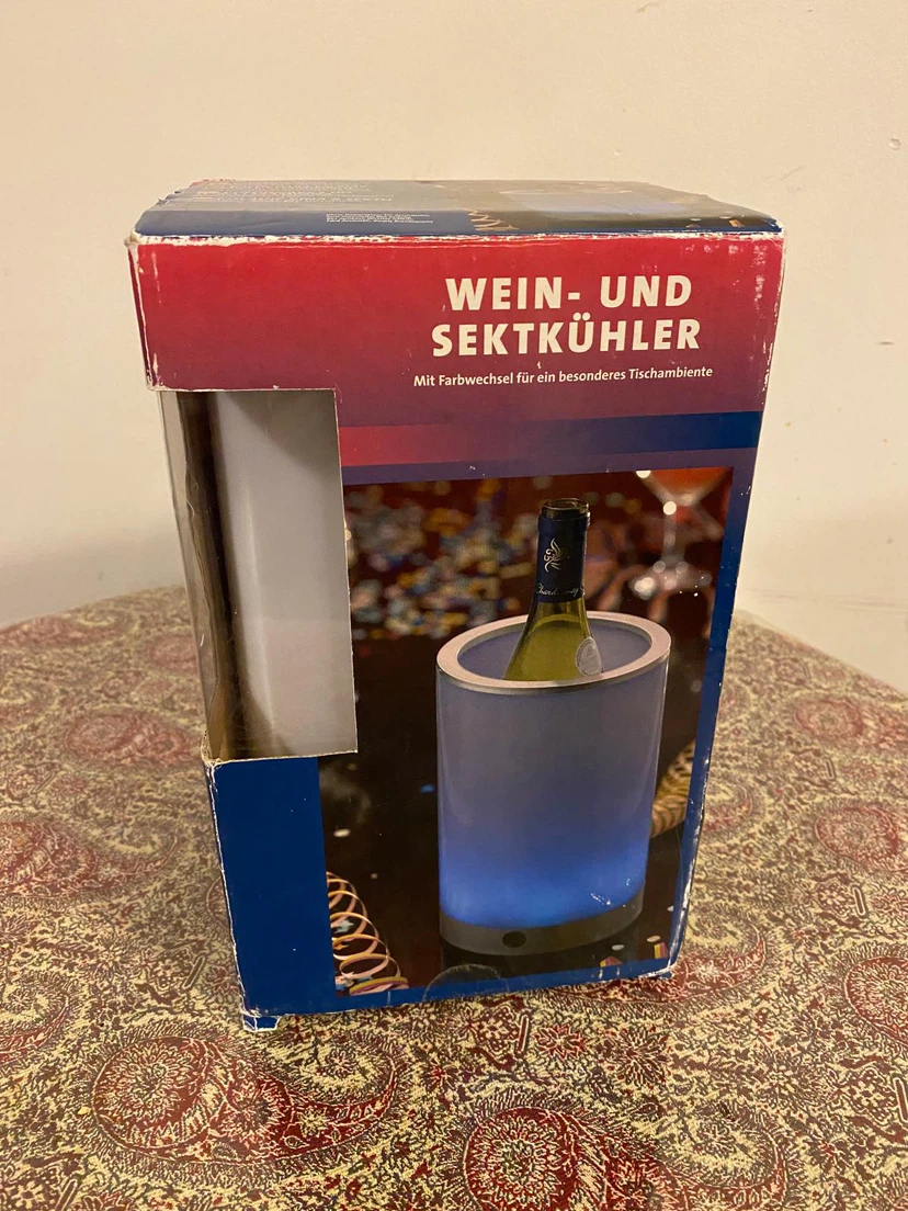 Vivanco Wine & Sekttkühler Cooler with Colour Change