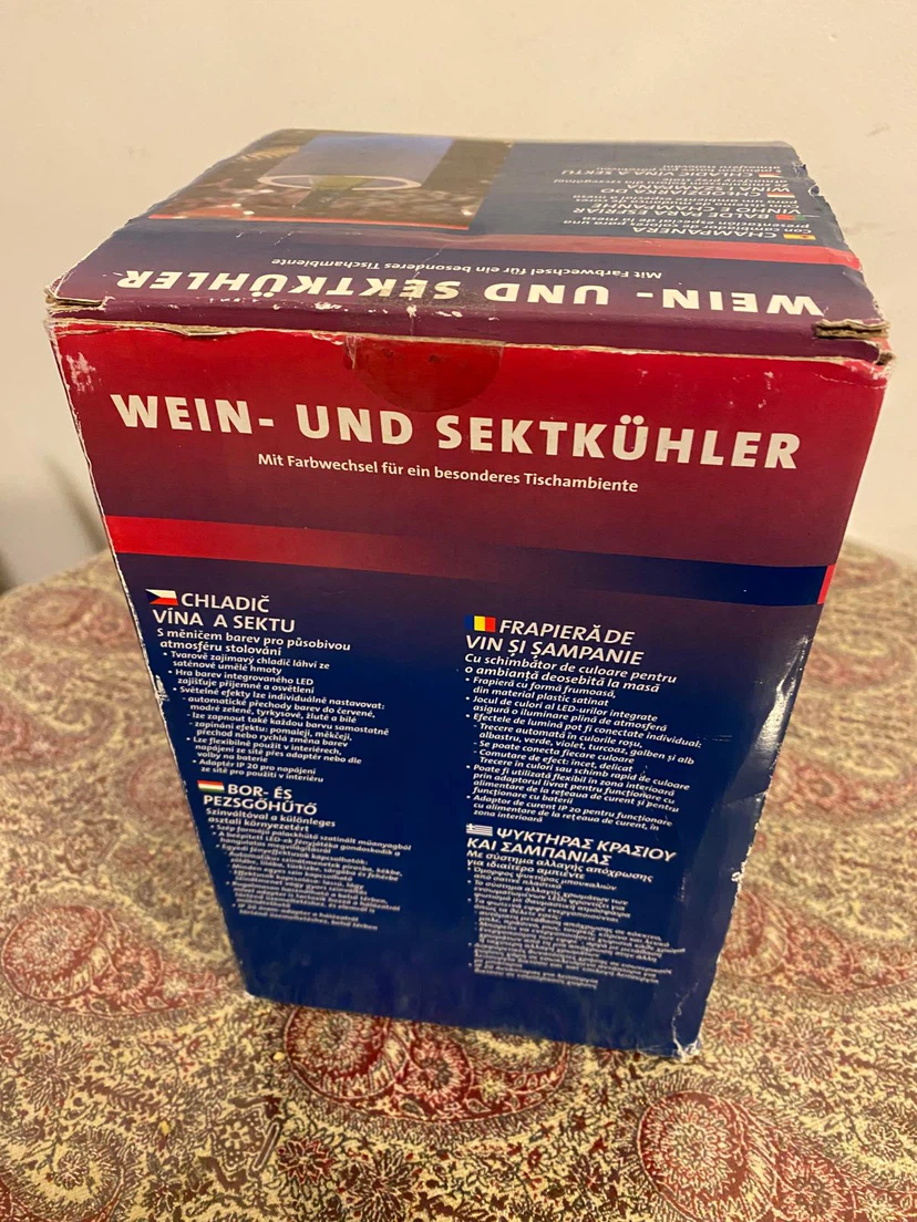Vivanco Wine & Sekttkühler Cooler with Colour Change - photo 2