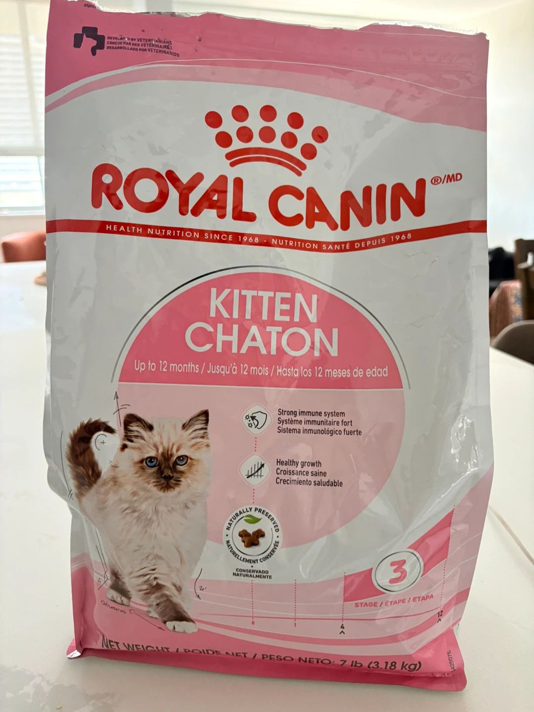 Royal Canin Kitten Dry and Whiskas Cat Food
