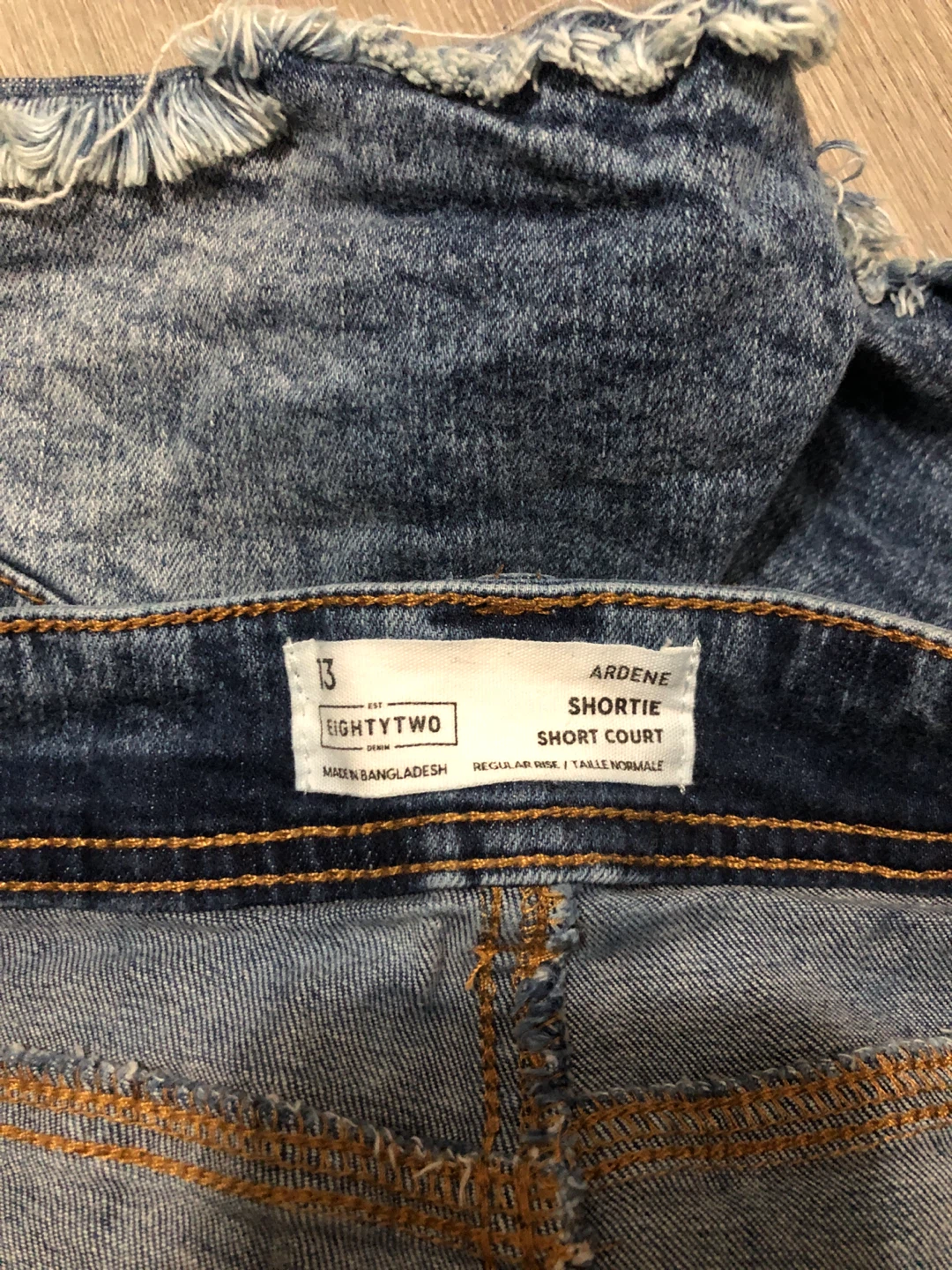 Eighty Two Arden Shortie Denim Shorts - photo 3