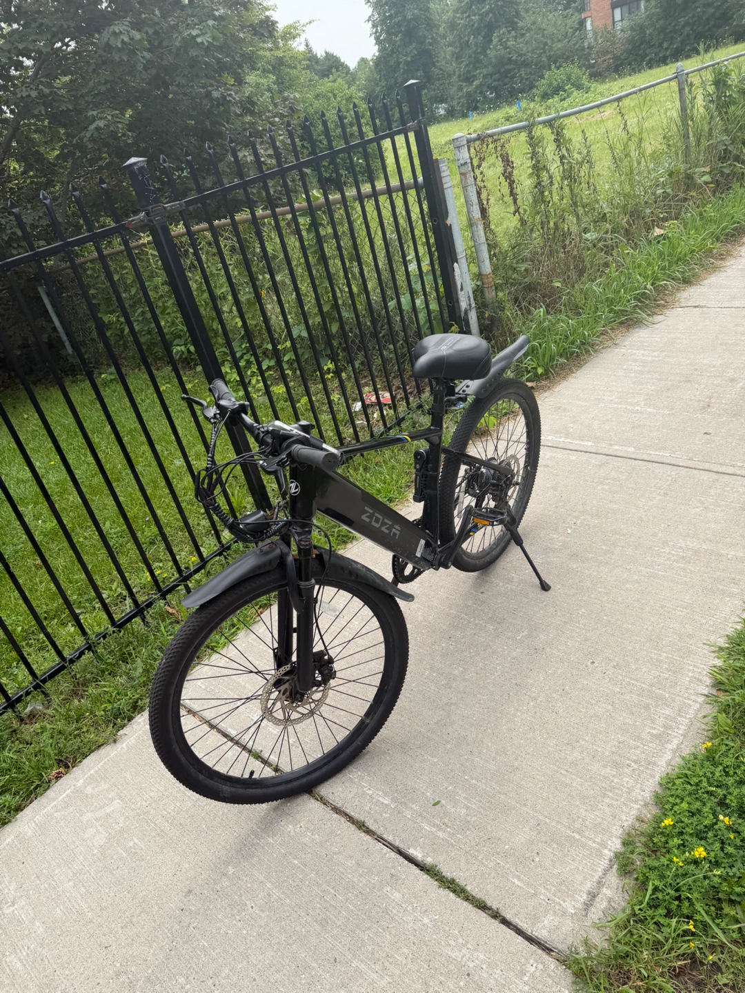 Black ZDZA  Electric Bike