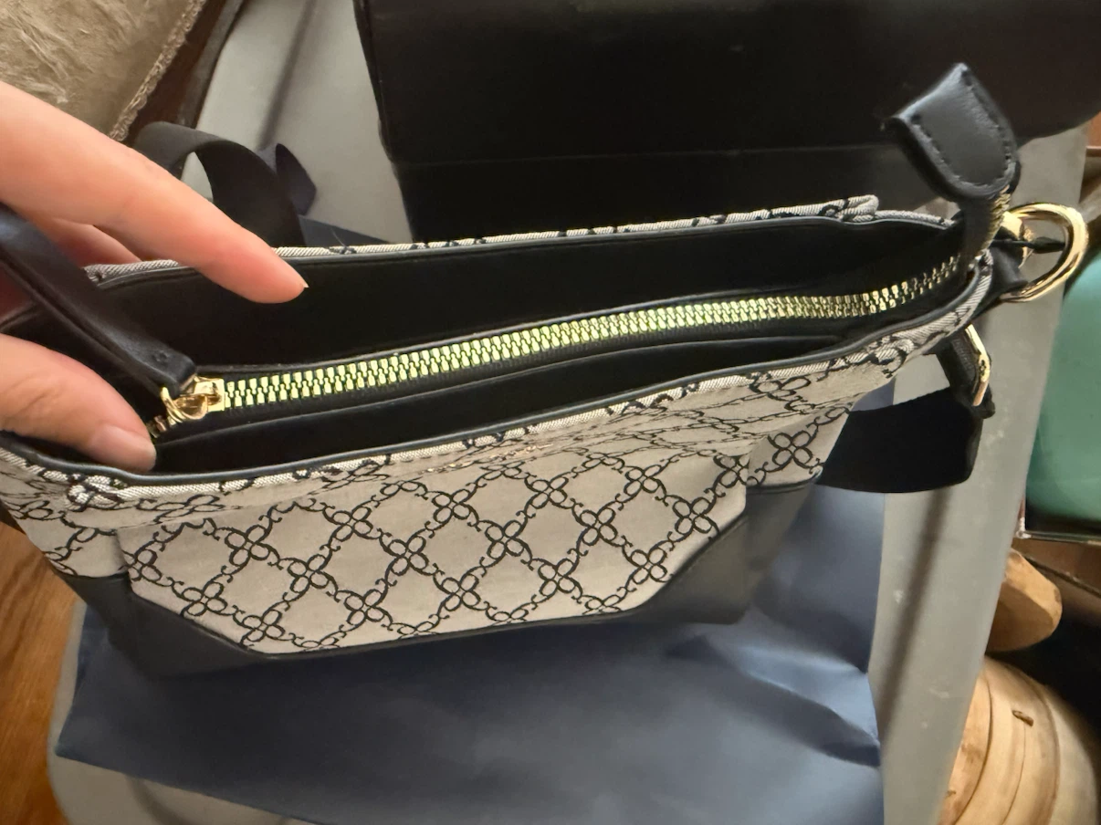 Nine West Shoulder Bag - Black & White Pattern - photo 2