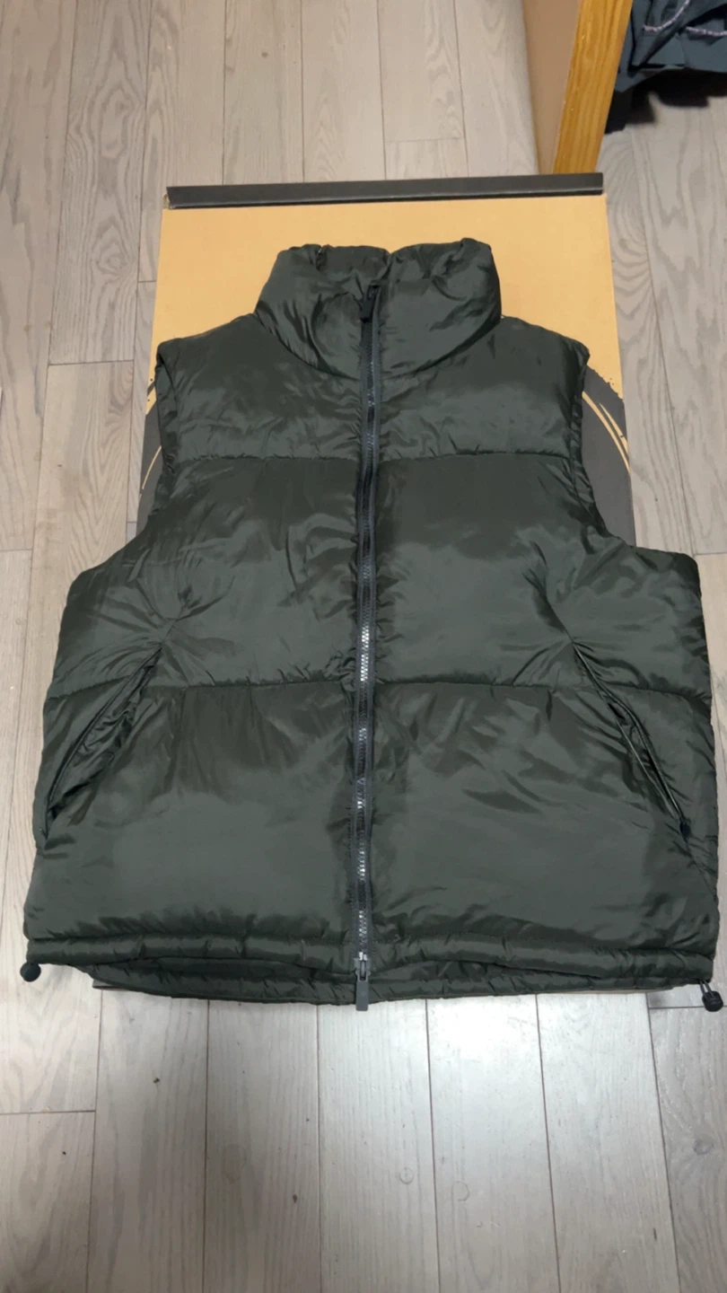 Zara Puffer Vest - Green - Medium